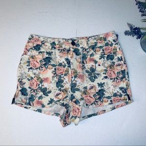 I Love H. 81 premium denim floral short size 26